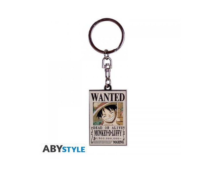 One Piece Portachiavi: Wanted Luffy 5cm