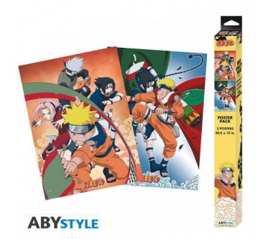 Poster Naruto Chibi Set 2: Team 7 (52x38)