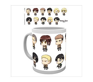 Tazza Attack On Titan - All Chibis - Subli