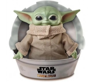 Peluche Star Wars Mandalorian : Baby Yoda 28 cm