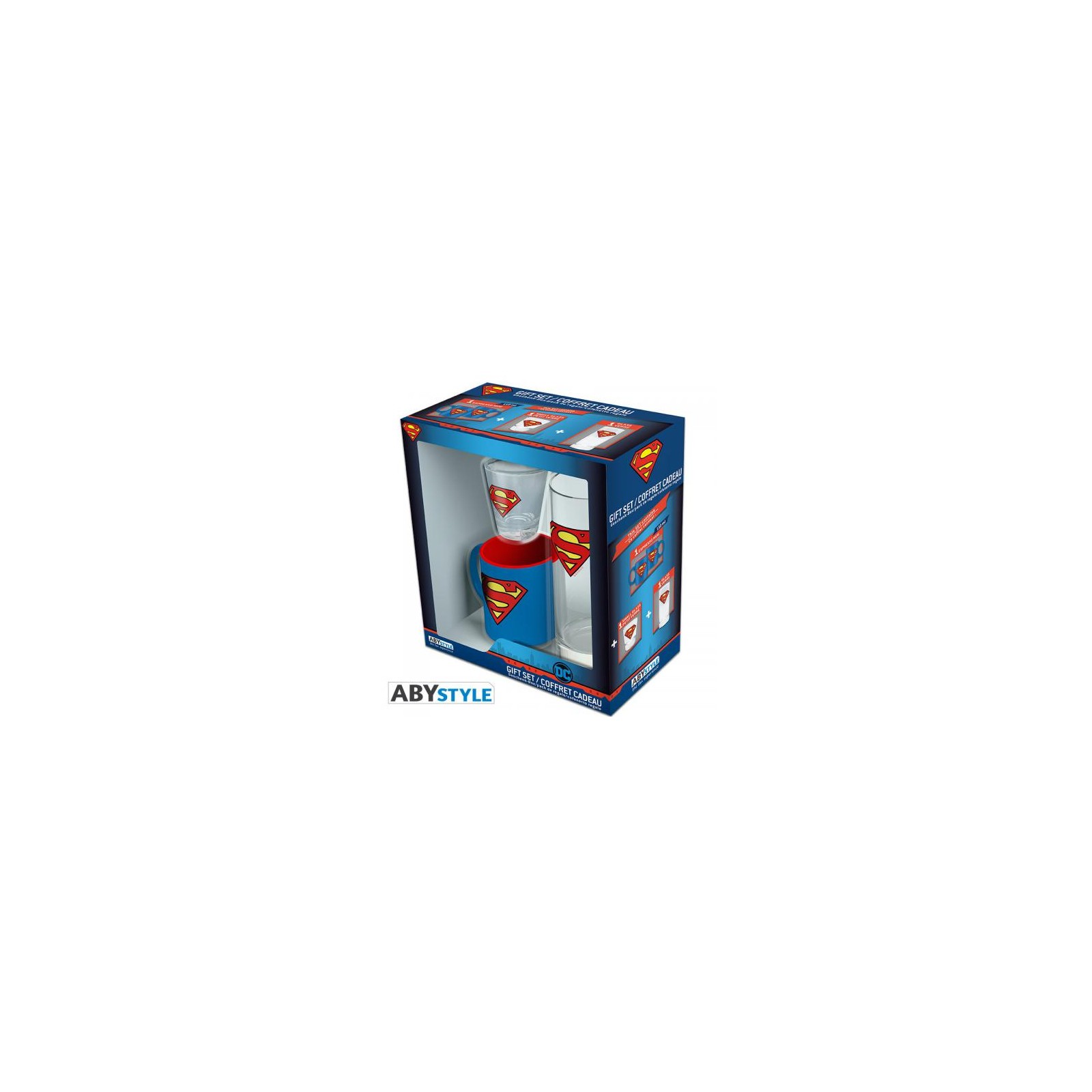 DC Comics Pack Bicchieri / Shot / Tazze : Superman