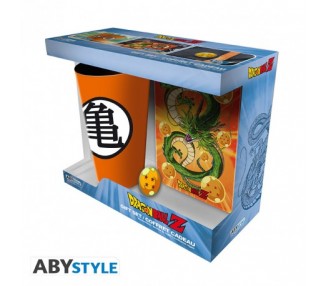 Dragon Ball Gift Set Bicchiere/Spilla/Notebook: Dragon Ball