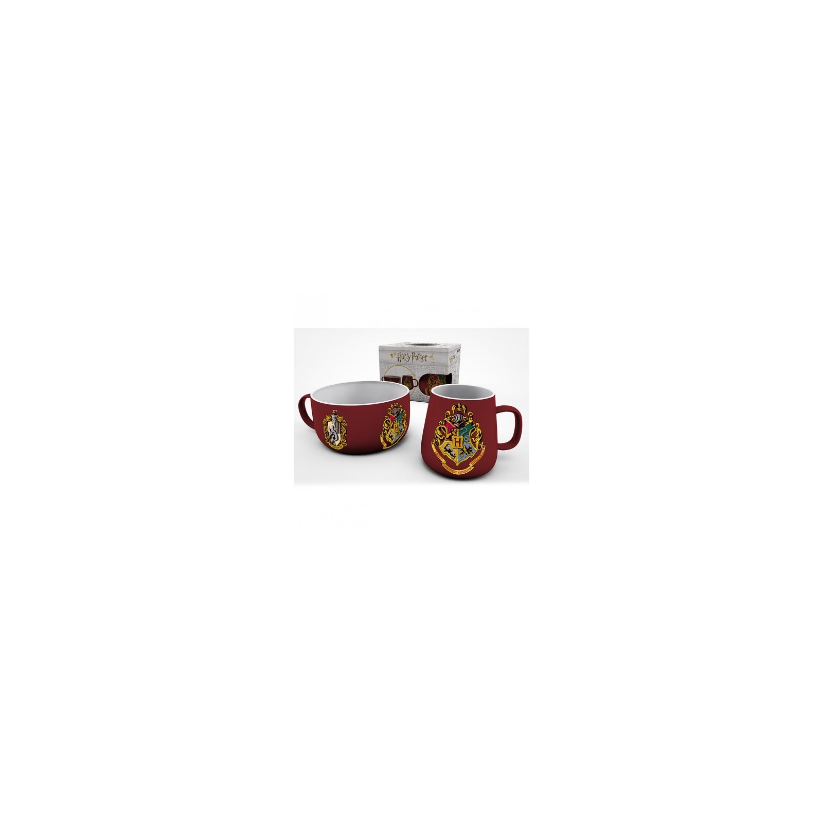 Harry Potter Gift Set Colazione: Tazza/Ciotola Crests