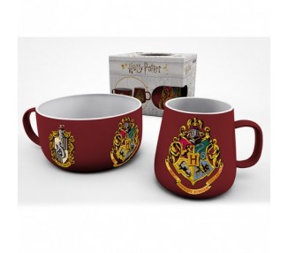 Harry Potter Gift Set Colazione: Tazza/Ciotola Crests