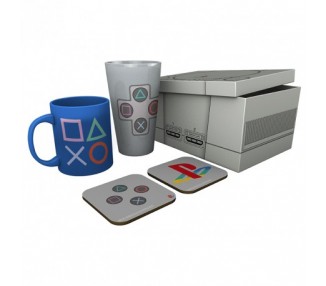 Playstation Pack : Bicchiere / Tazza / 2 Sottobicchieri