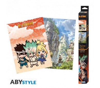 Dr Stone - Set 2 Chibi Poster : Artworks (52x38)