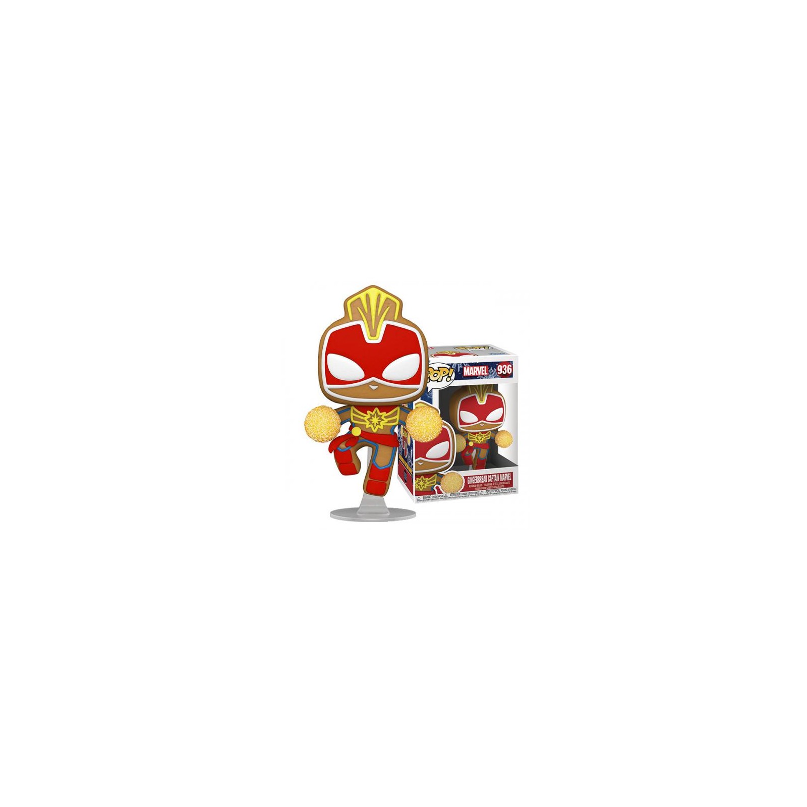 Funko POP! Marvel: Gingerbread Captain Marvel (936)