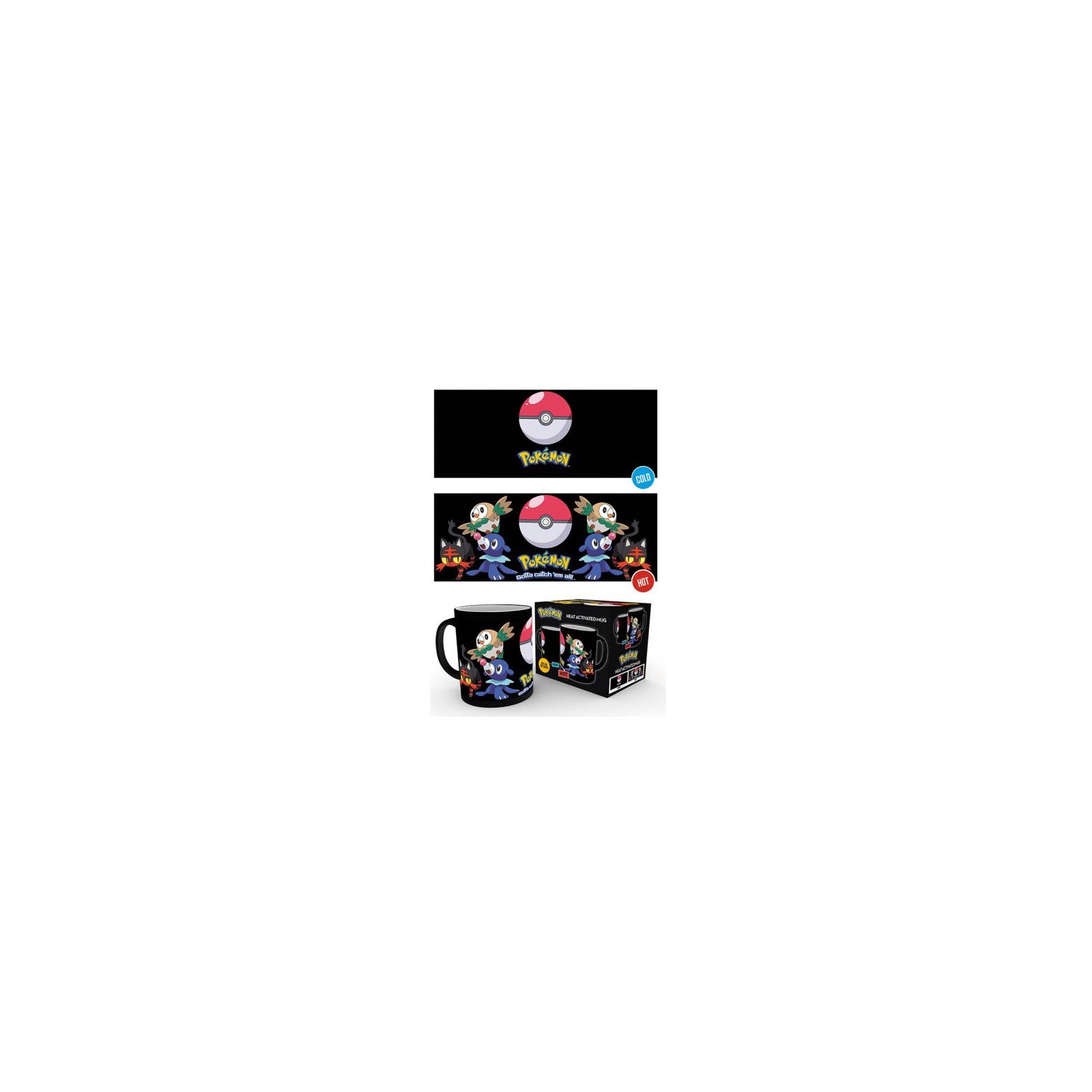 Tazza Pokemon Heat Change : Catch Em All 320 ml