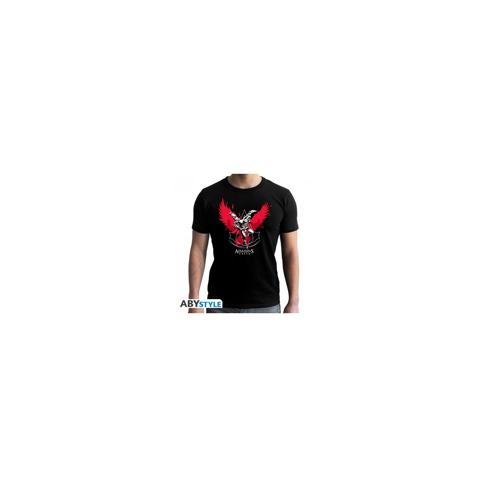 Assassin's Creed T-Shirt (L) Black New Fit: Assassin