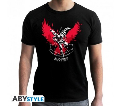 Assassin's Creed T-Shirt (L) Black New Fit: Assassin