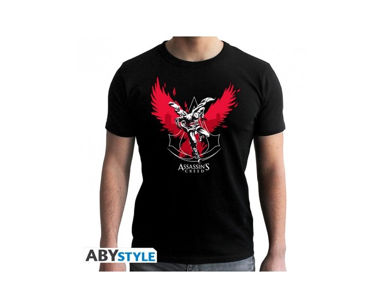 Assassin's Creed T-Shirt (L) Black New Fit: Assassin