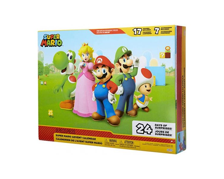 Calendario dell'Avvento Super Mario 2021 (24pz)