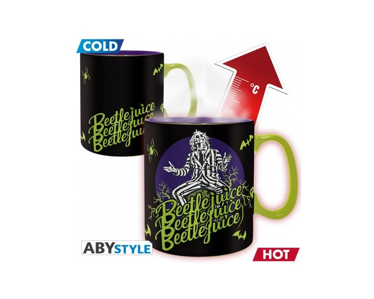 Tazza Beetlejuice : Beetlejuice - 460ml Heat Change