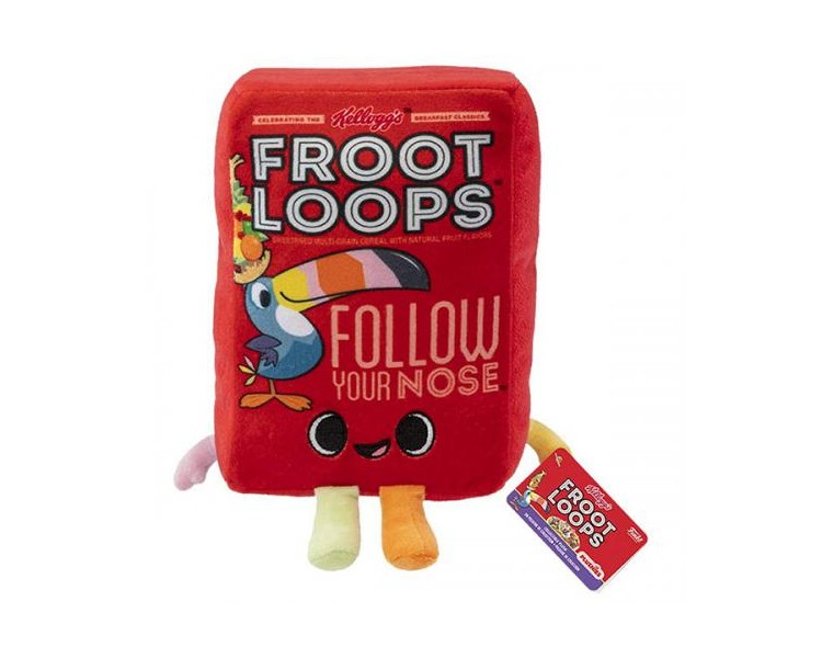 Funko Peluche Fruit Loops Cereal Box 18cm