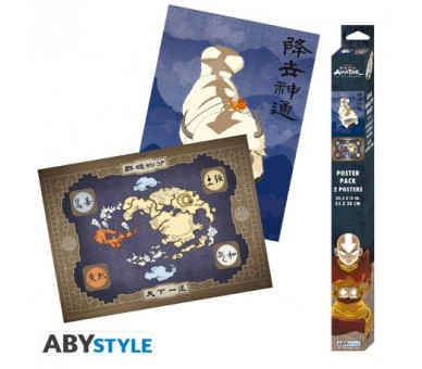 Avatar Set 2 Chibi Posters - Appa & Map (52x38)