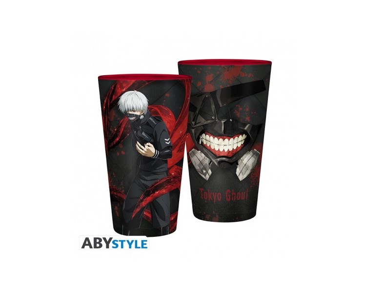 Bicchiere Tokyo Ghoul : Kaneki & Mask 400ml