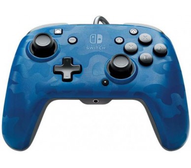 Switch Faceoff Controller Deluxe Camo Blue PDP