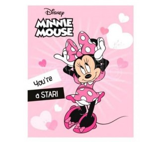 Coperta in Pile Disney : Minnie Mouse You're a Star