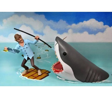 Jaws Action Figures 2-Pack Toony Terrors Jaws & Quint 15 cm