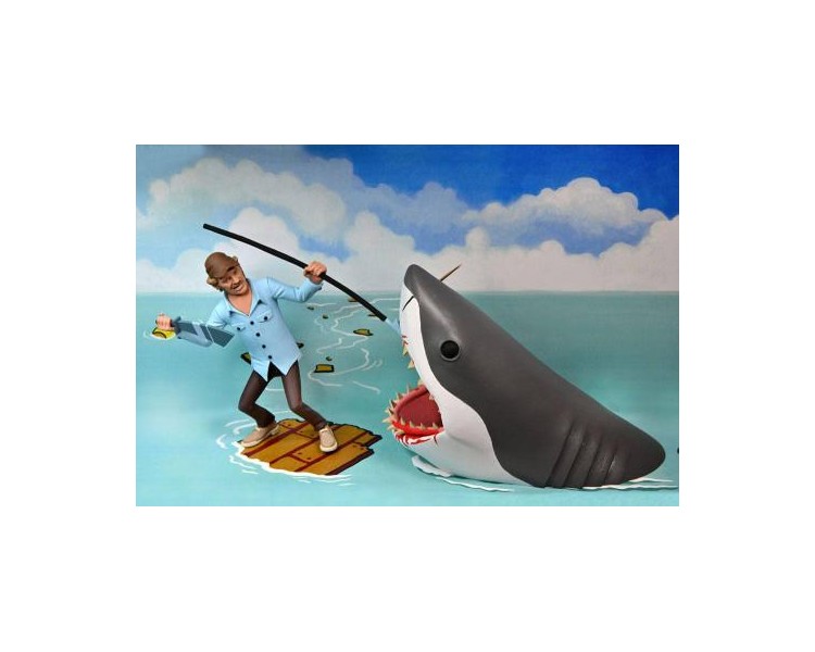 Jaws Action Figures 2-Pack Toony Terrors Jaws & Quint 15 cm