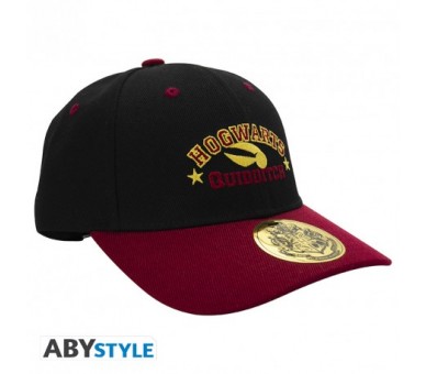 Cappellino Harry Potter : Quidditch (Rosso/Nero)