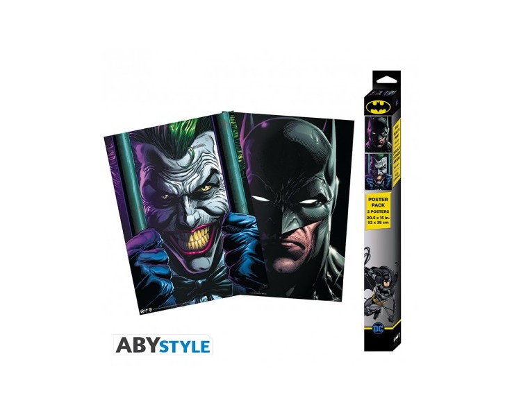 DC Comics Set 2 Chibi Posters - Batman and Joker (52x38)