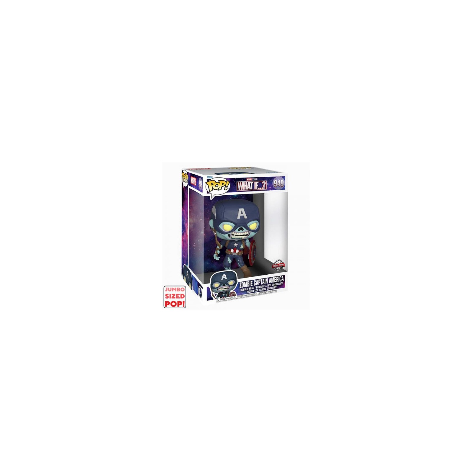 Funko POP! What If? Zombie: Captain America (949) EXM JB