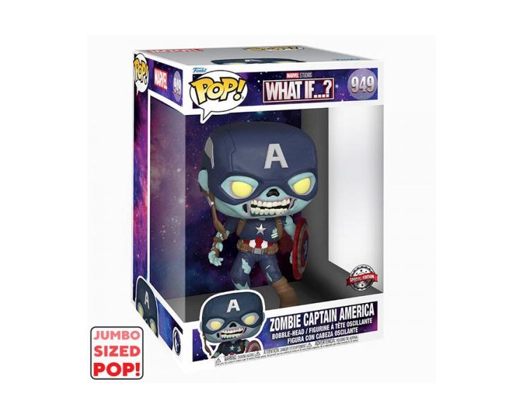 Funko POP! What If? Zombie: Captain America (949) EXM JB