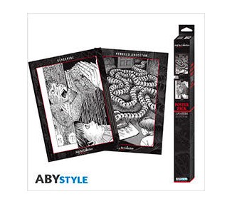 Poster Set 2 Chibi - Junji Ito : Souichi and Tomie (52x38)