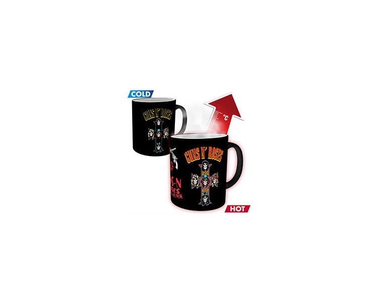 Tazza Guns N Roses 320ml Heat Change : Cross