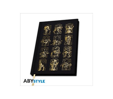 Notebook A5 Premium Saint Seiya : Gold Armors