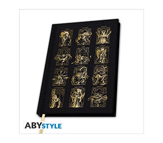 Notebook A5 Premium Saint Seiya : Gold Armors