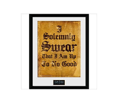 Framed Poster Harry Potter : I Solemnly Swear