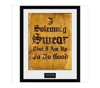 Framed Poster Harry Potter : I Solemnly Swear