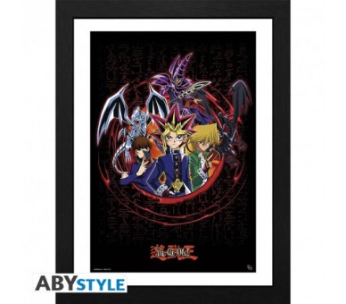 Framed Poster Yu-Gi-Oh! : Joey Yugi Kaiba