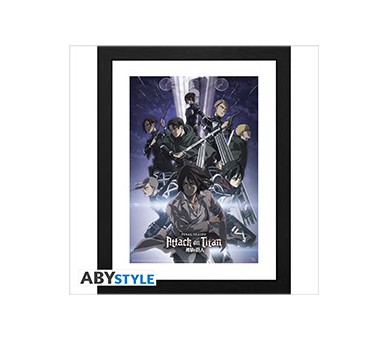 Framed Poster Attack on Titan : Season 4 key art 2