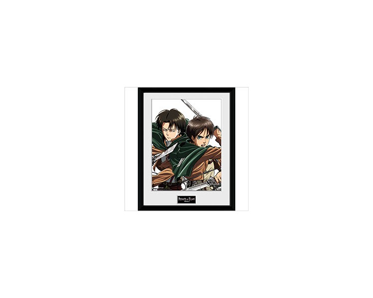 Framed Poster Attack on Titan : Levi & Eren