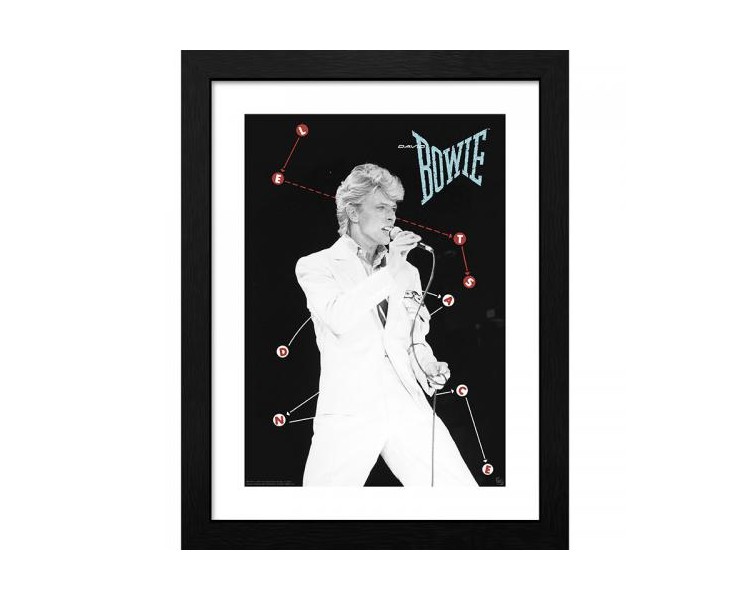 Framed Poster David Bowie : Lets Dance