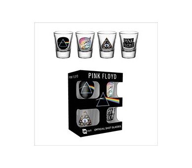 Set of 4 shooters Pink Floyd : Mix