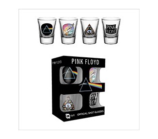 Set of 4 shooters Pink Floyd : Mix