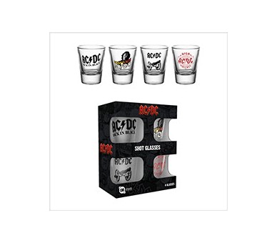 Set of 4 shooters AC/DC : Mix