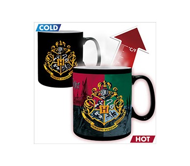 Tazza 320ml Heat Change Harry Potter : Hogwarts Crest