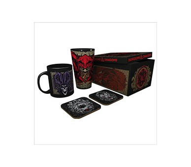 D&D Gift Set Bicchiere/Tazza/Sottobicchieri Ampersand