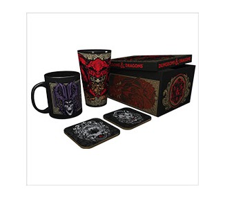 D&D Gift Set Bicchiere/Tazza/Sottobicchieri Ampersand