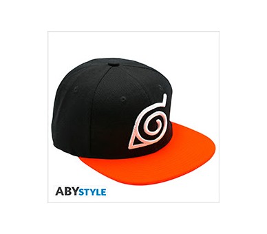 Naruto Shippuden Cappellino Black Orange Konoha One Size