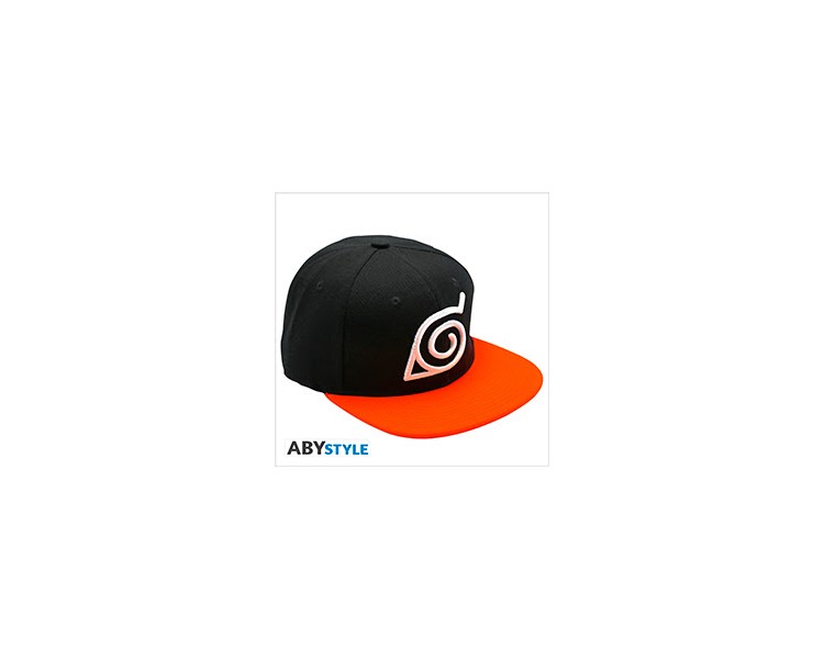 Naruto Shippuden Cappellino Black Orange Konoha One Size