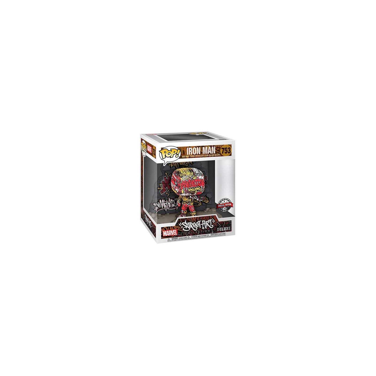 Funko POP! Marvel: Iron Man (Graffiti Deco) (753) EXM DLX