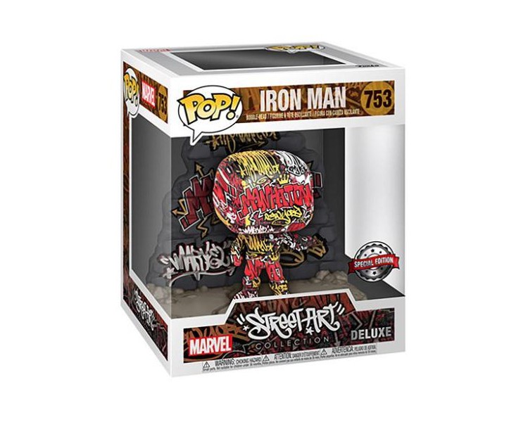 Funko POP! Marvel: Iron Man (Graffiti Deco) (753) EXM DLX