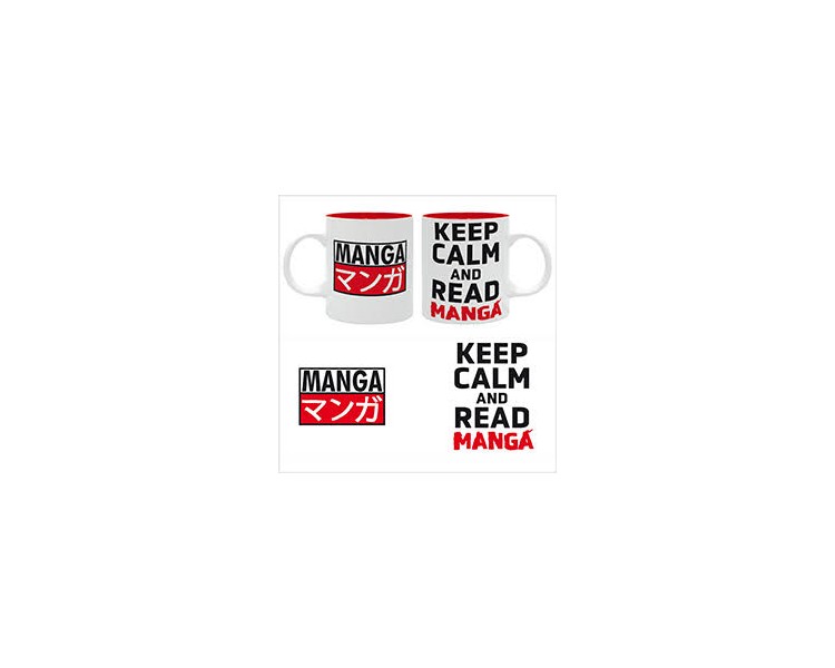 Keep Calm and Read Manga - Tazza 320ml Subli