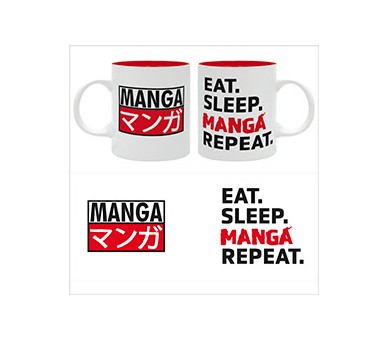 Eat Sleep Manga Repeat - Tazza 320ml Subli